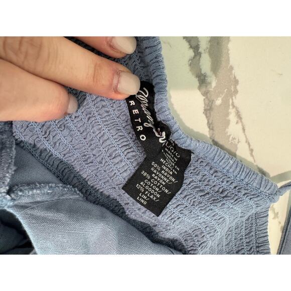 Wranlger Retro Women's Blue Romper Strappy with Pants Size Large - Picture 5 of 6